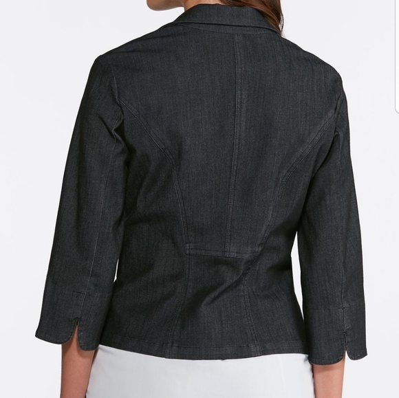 Womens Denim Blazer - Picture 2 of 2